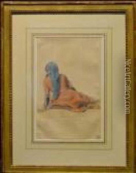 Gypsy Woman Oil Painting - Auguste Raffet