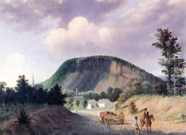 West Rock, New Haven I Oil Painting - George Henry Durrie