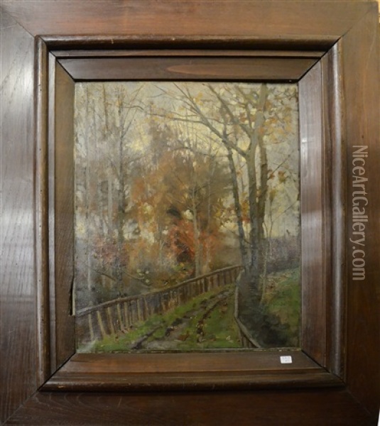 Chemin En Foret Oil Painting - Emile Jourdan