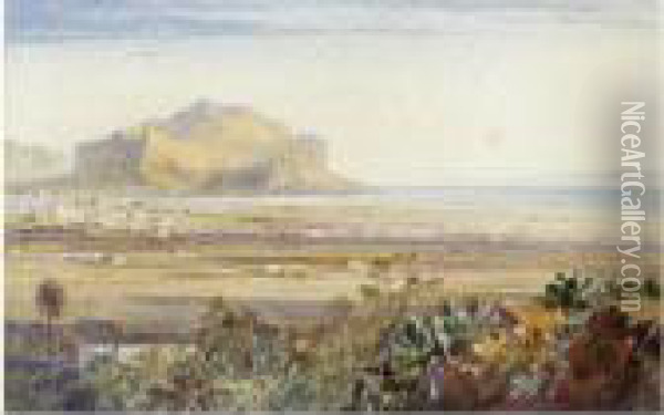 Palermo, Sicily Oil Painting - Edward Lear