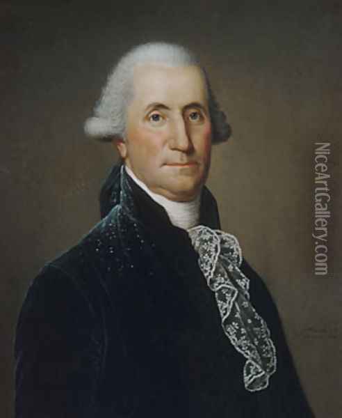 George Washington Oil Painting - Adolph Ulrich Wertmuller
