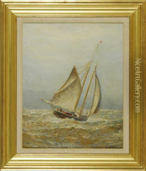 The Approaching Storm Oil Painting - James Gale Tyler