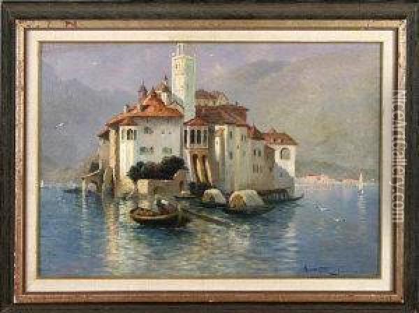 Lac D'orta, Italie Oil Painting - Armand Guery