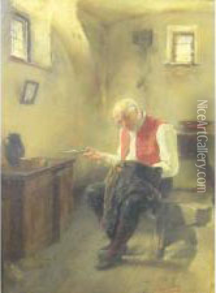 The Tailor Oil Painting - Alfons Spring
