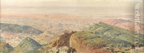 Paysage D'algerie Oil Painting - Maxime Noire