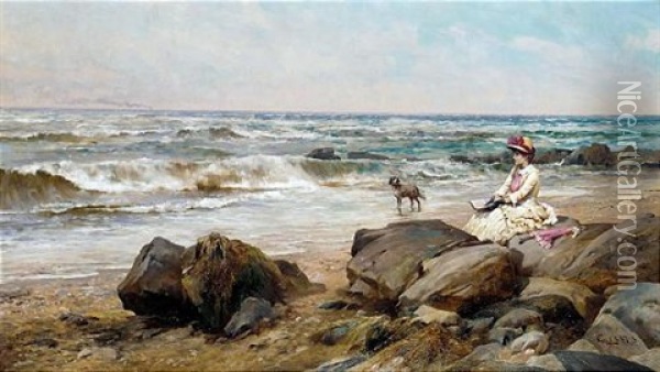 Faraway Thoughts Oil Painting - Alfred Glendening Jr.