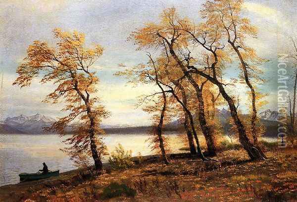 Lake Mary California Oil Painting - Albert Bierstadt