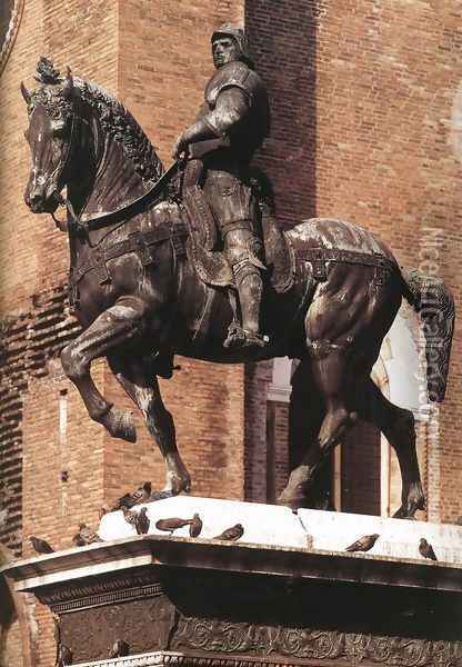 Equestrian Statue of Colleoni Oil Painting - Andrea Del Verrocchio