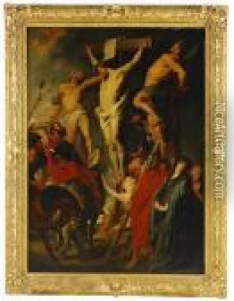 Korsfastelsen Oil Painting - Peter Paul Rubens