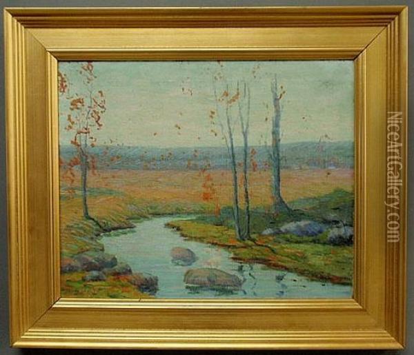 Landscape Oil Painting - Robert Bartholow Harshe