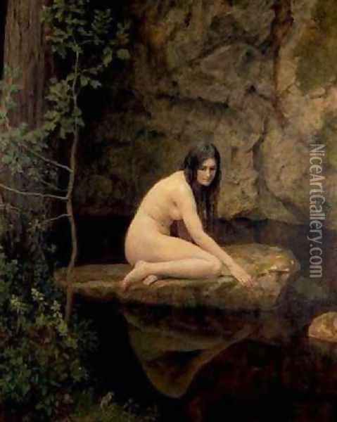 The Water Nymph Oil Painting - John Maler Collier