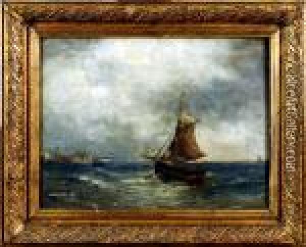 Marine Oil Painting - Paul-Jean Clays