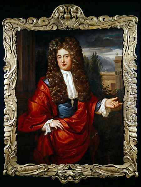 Portrait of a Gentleman Oil Painting - Frederic Kerseboom