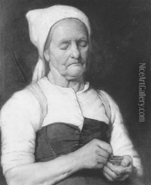 Femme Prisant Du Tabac Oil Painting - Carel Fabritius