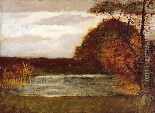 The Pond Oil Painting - Albert Pinkham Ryder