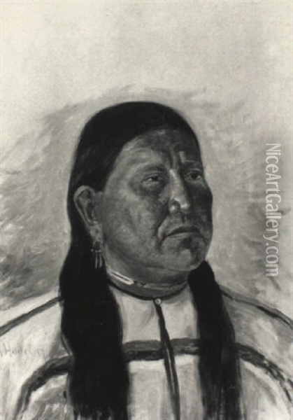 Eagle Chief Oil Painting - Grace Carpenter Hudson