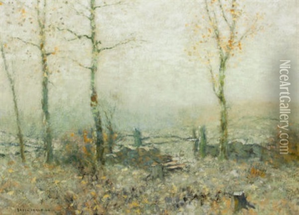 Edge Of The Woods Oil Painting - Bruce Crane