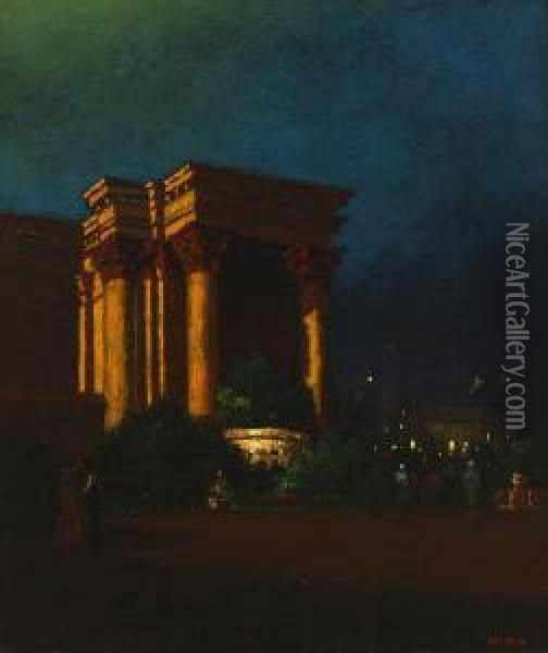 Colonnade Oil Painting - Will Speaks
