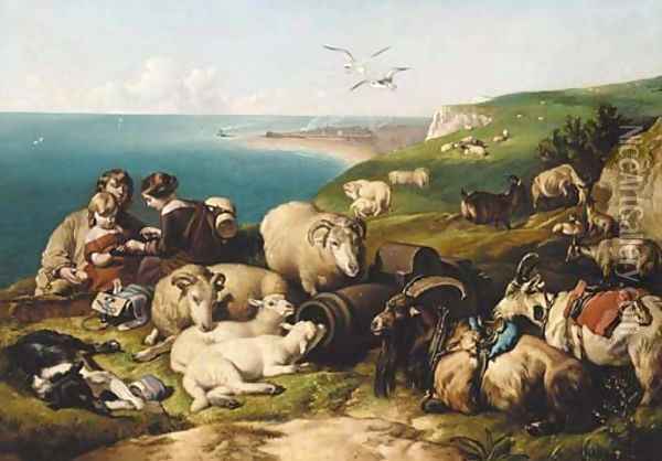 Time of Peace Oil Painting - Sir Edwin Henry Landseer