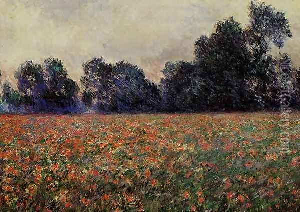 Poppies At Giverny Oil Painting - Claude Oscar Monet