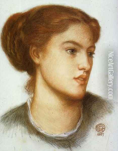Ellen Smith Oil Painting - Dante Gabriel Rossetti