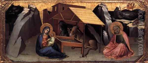 Nativity Oil Painting - Lorenzo Monaco