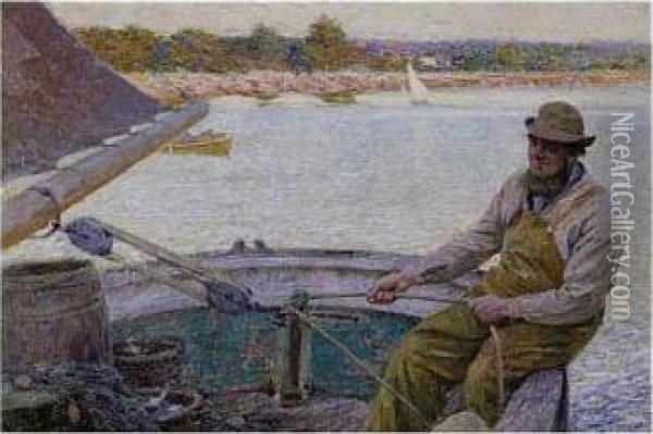 The Fisherman's Return, Gloucester Oil Painting - Edward Henry Potthast