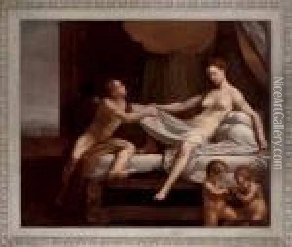 Danae Oil Painting - Correggio, (Antonio Allegri)