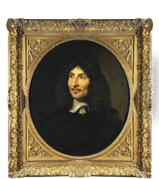 Portrait (jean Baptiste Colbert?) Oil Painting - Philippe de Champaigne