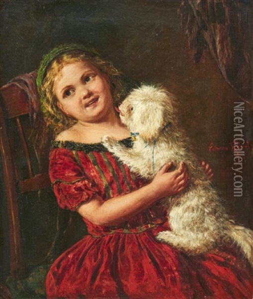 Good Companions Oil Painting - Edwin Thomas Roberts