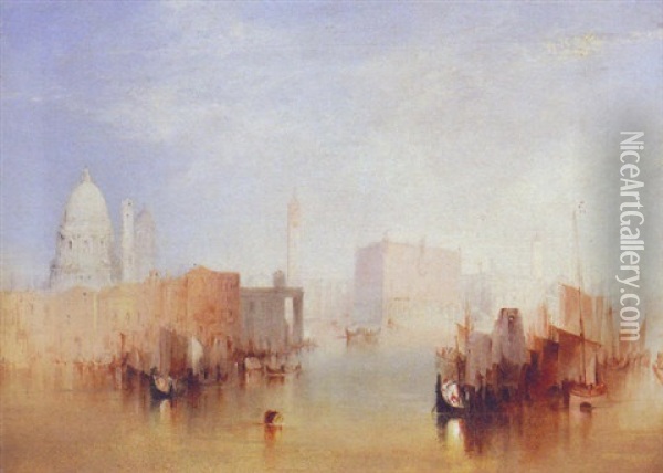 A Venetian Capriccio Oil Painting - Edward Pritchett