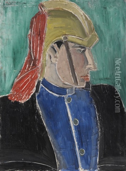 Gardist Oil Painting - Helmut vom (Kolle) Huegel