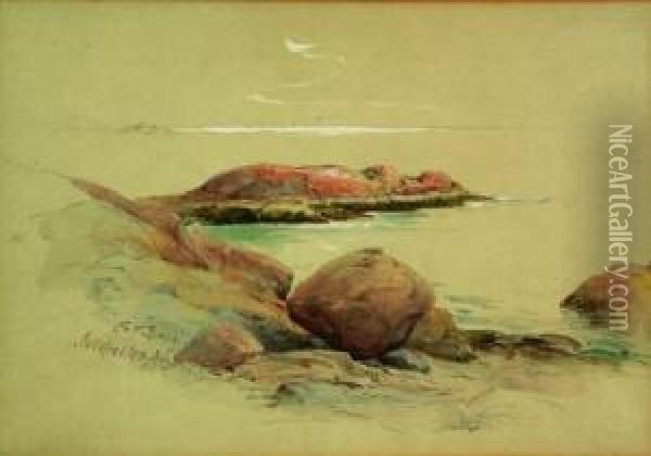 Marblehead Neck Oil Painting - George Henry Smillie