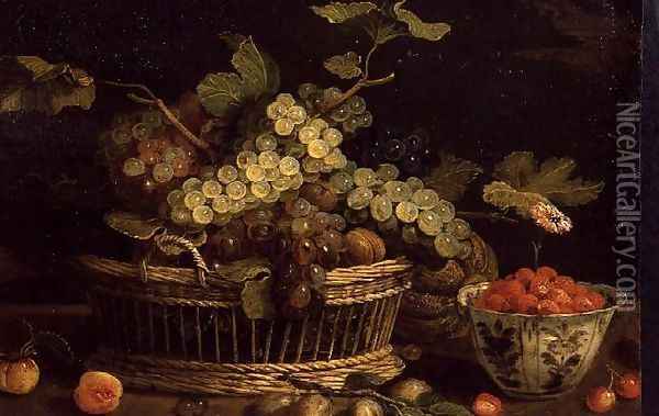 Still life with fruit Oil Painting - Jan van Kessel