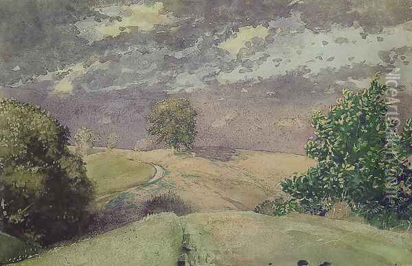 Autumn, Mountainville, New York Oil Painting - Winslow Homer