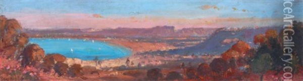 La Baie D'alger Oil Painting - Edouard Ducros