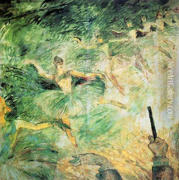 Ballet Dancers Oil Painting - Henri De Toulouse-Lautrec