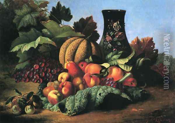 An Abundance of Fruit Oil Painting - Andrew John Henry Way