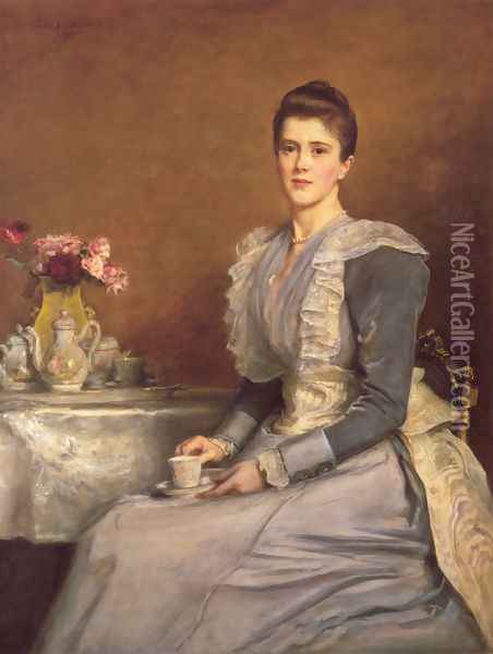 Mary Chamberlain Oil Painting - Sir John Everett Millais