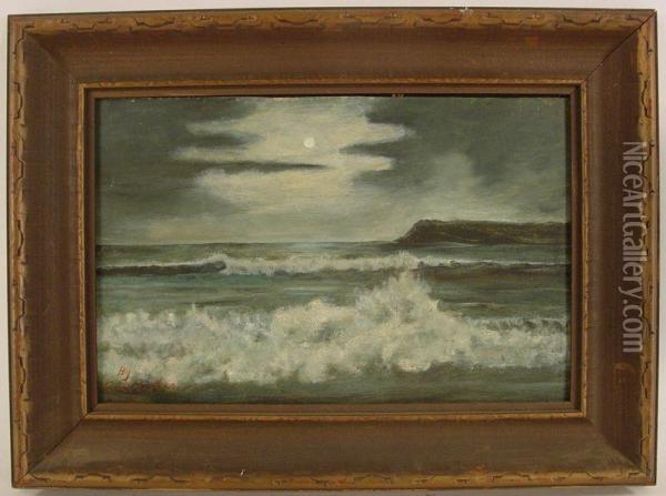 Pointlorna-southwestern Point Of Nova Scotia Oil Painting - D.A. Fisher