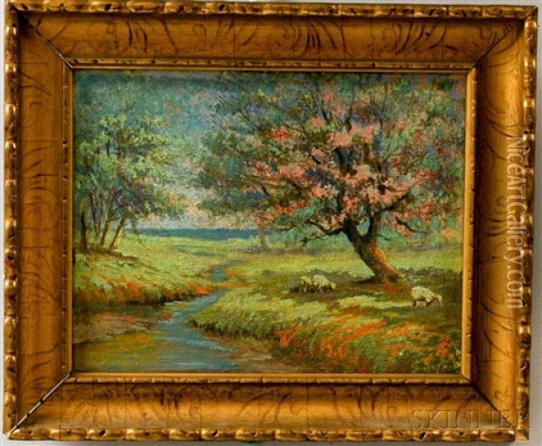 Spring Oil Painting - John Joseph Enneking