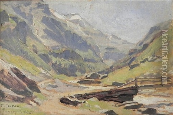 Fionnay Oil Painting - Frederic Dufaux