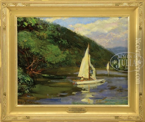 Summer Sailing Oil Painting - Ben Foster
