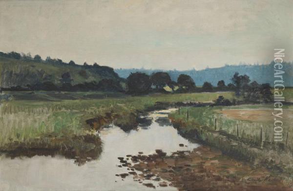 L'eau Blanche A Nismes Oil Painting - Charles Houben