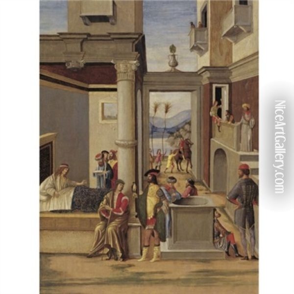 Four Episodes From The Life Of Alexander The Great Oil Painting - Vittore Carpaccio