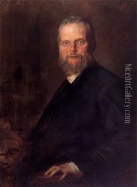Ludwig Kronprinz Von Bayern Oil Painting - Franz Seraph von Lenbach