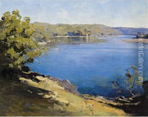 Hawkesbury River Oil Painting - Theodore Penleigh Boyd