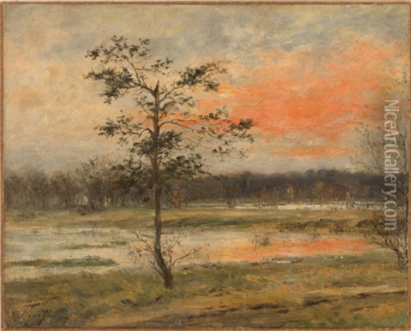 Dachauer Moor Oil Painting - Max Slevogt