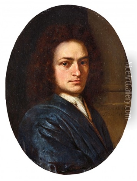 Portrait Of A Gentleman Oil Painting - Willem van Mieris