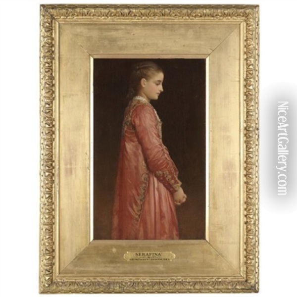 Serafina Oil Painting - Lord Frederic Leighton